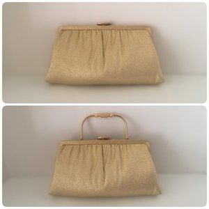 Vintage Clutch Purse by Ande in Gold